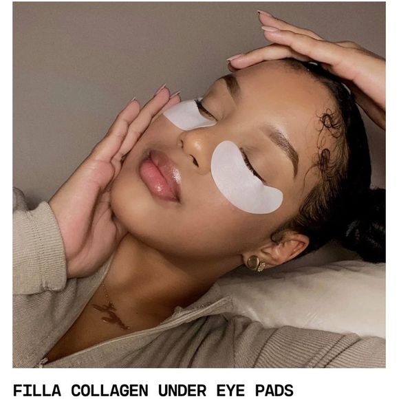 Dew of the Gods Filla Volumizing Collagen Under Eye Pads 10 sets. Tin container - Picture 5 of 5
